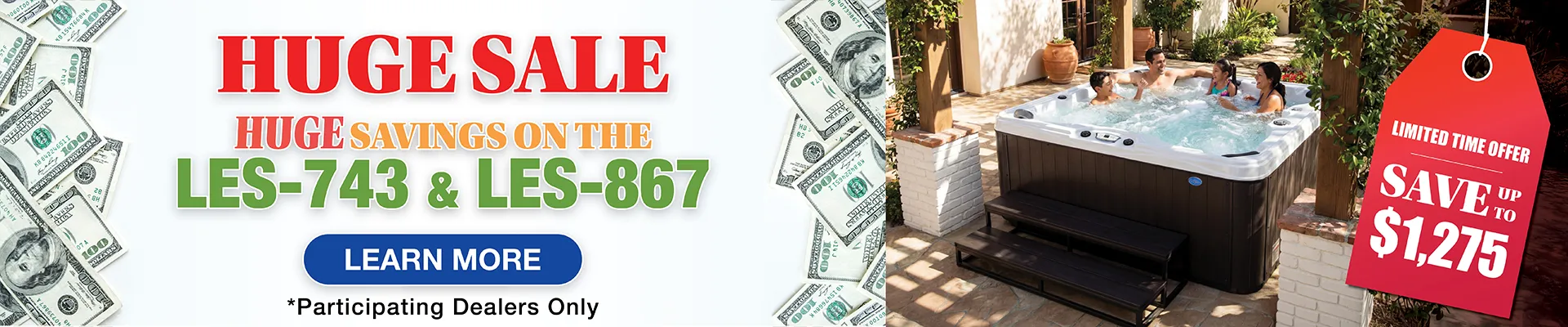 Calspas hot tub being used in a family setting - Frederick